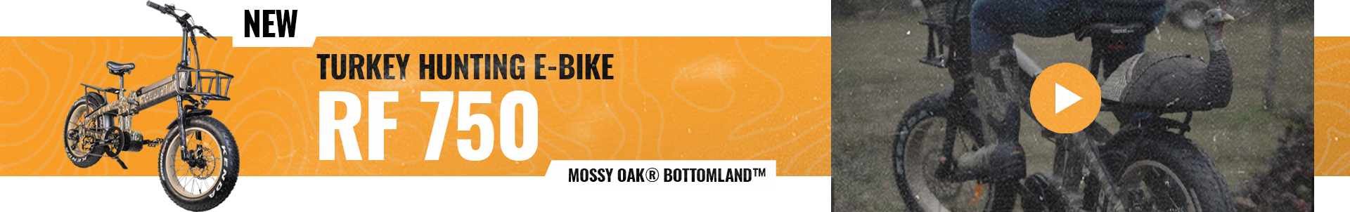 Ultimate Turkey E-Bike RF750 mossy oak bottomlands